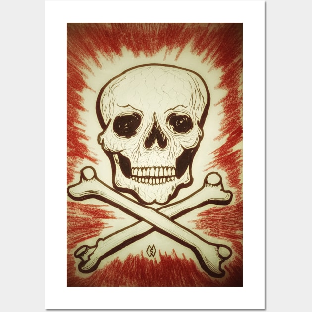 Skull and cross bones Wall Art by Matt Starr Fine Art